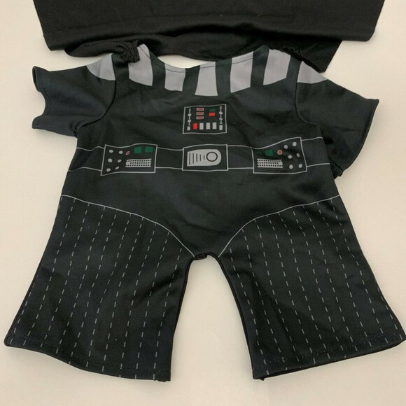 Build A Bear Workshop BABW Star Wars Darth Vader Costume Outfit Black - Picture 2 of 7